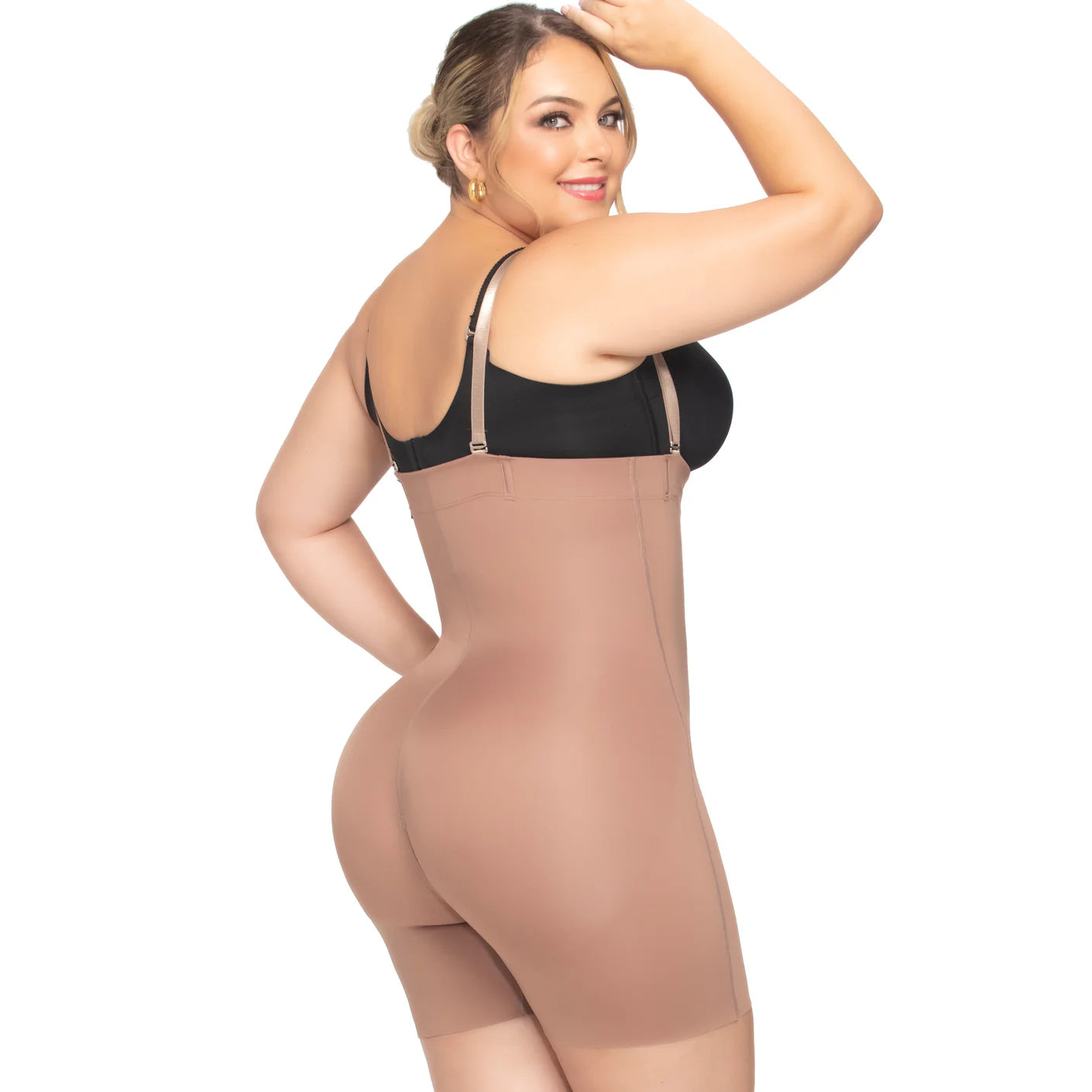 Seamless Open Bust Strapless Shapewear Bodysuit – Stage 1 Faja Shorts