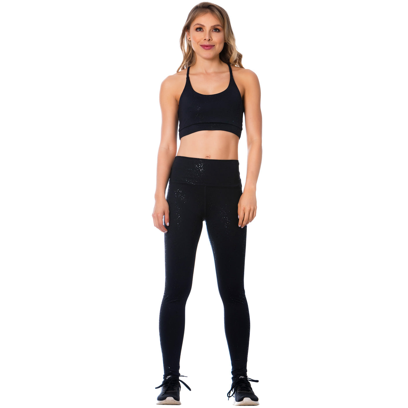 High-Rise Black Leggings for Women – Sculpting & Comfortable Fit