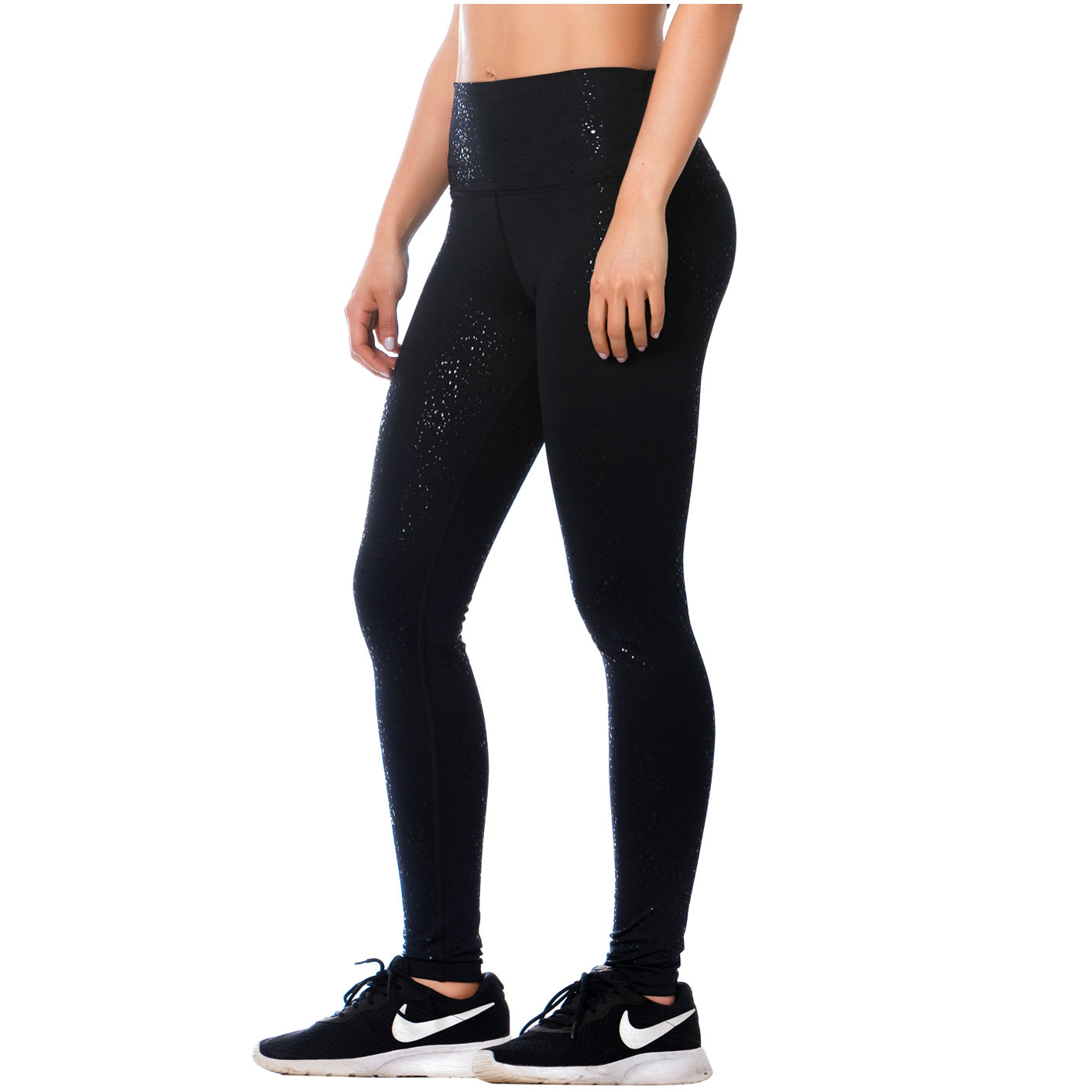 High-Rise Black Leggings for Women – Sculpting & Comfortable Fit