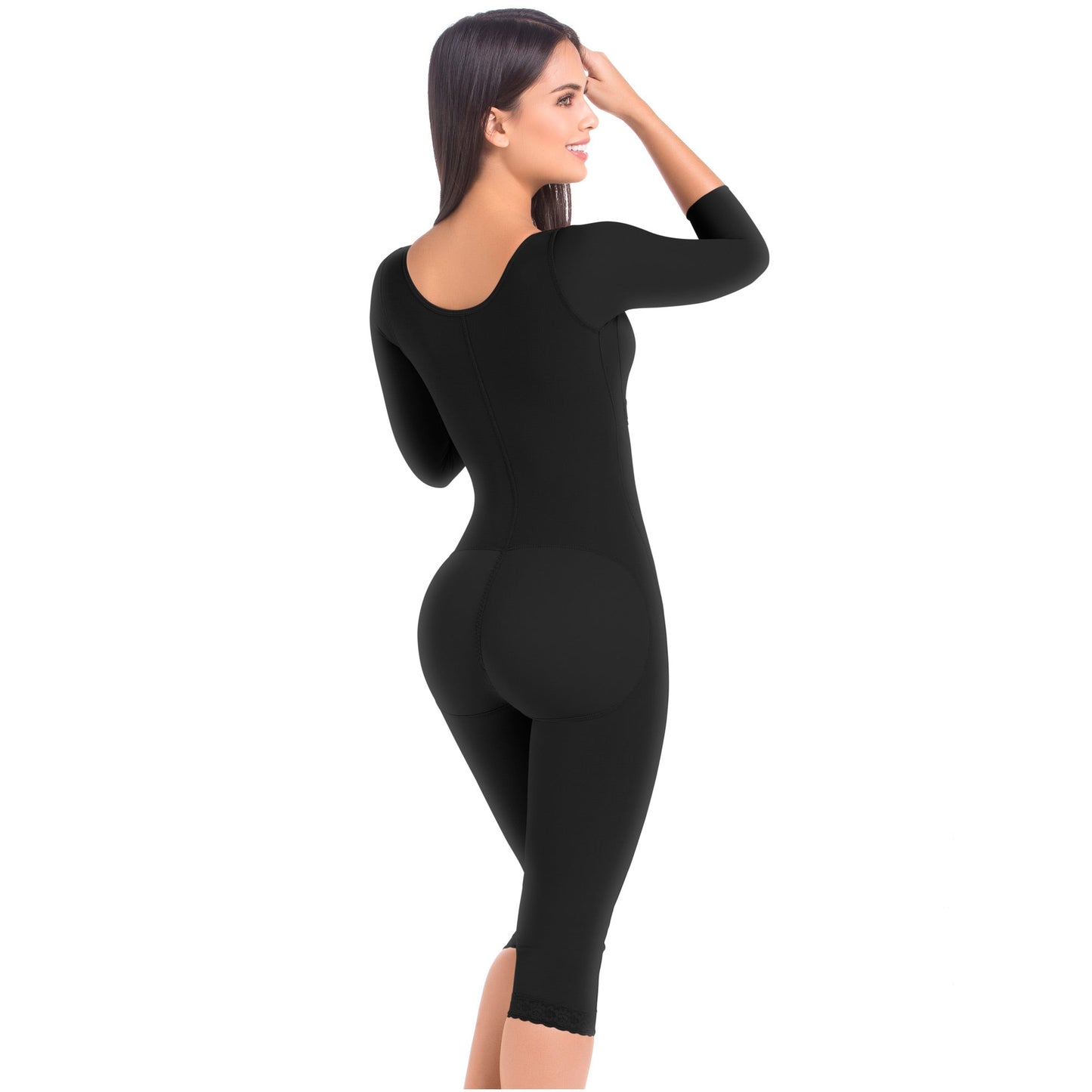Post-Surgery Full Body Shapewear with Sleeves – Firm Compression