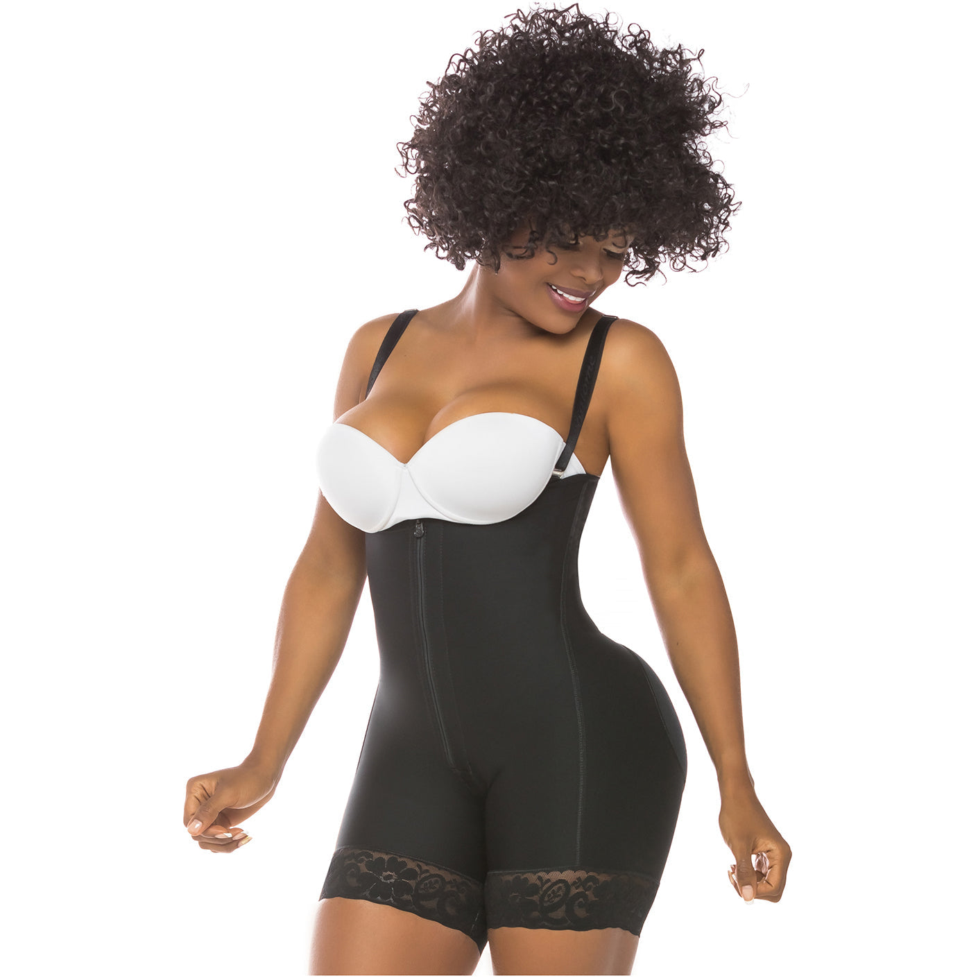 Fajas Salome 0215 | Postpartum Body Shaper after Pregnancy Girdle | Daily Use Strapless Butt Lifter Shapewear for Dress - Pal Negocio
