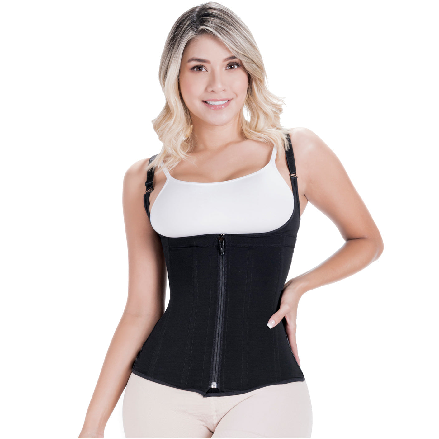 Tummy Control Shapewear Vest Girdle – Open Bust Daily Use Shaper | Powernet