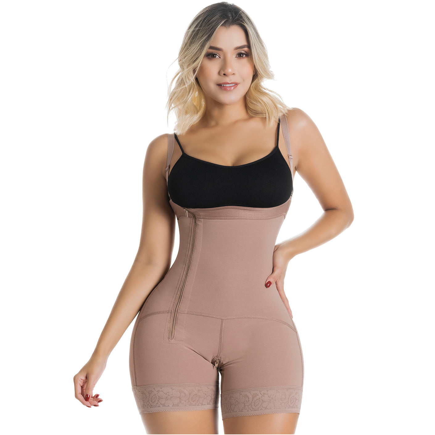 Fajas Colombianas Postpartum Stage 2 Lipo Compression Garment – Open Bust Tummy Tuck Shapewear | Powernet