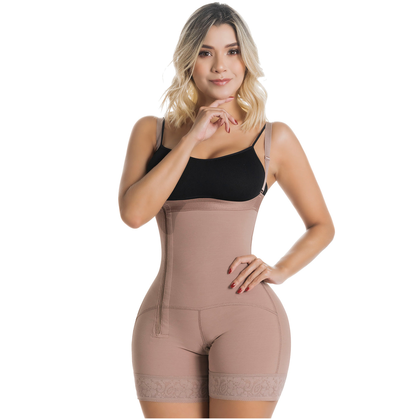 Fajas Colombianas Postpartum Stage 2 Lipo Compression Garment – Open Bust Tummy Tuck Shapewear | Powernet