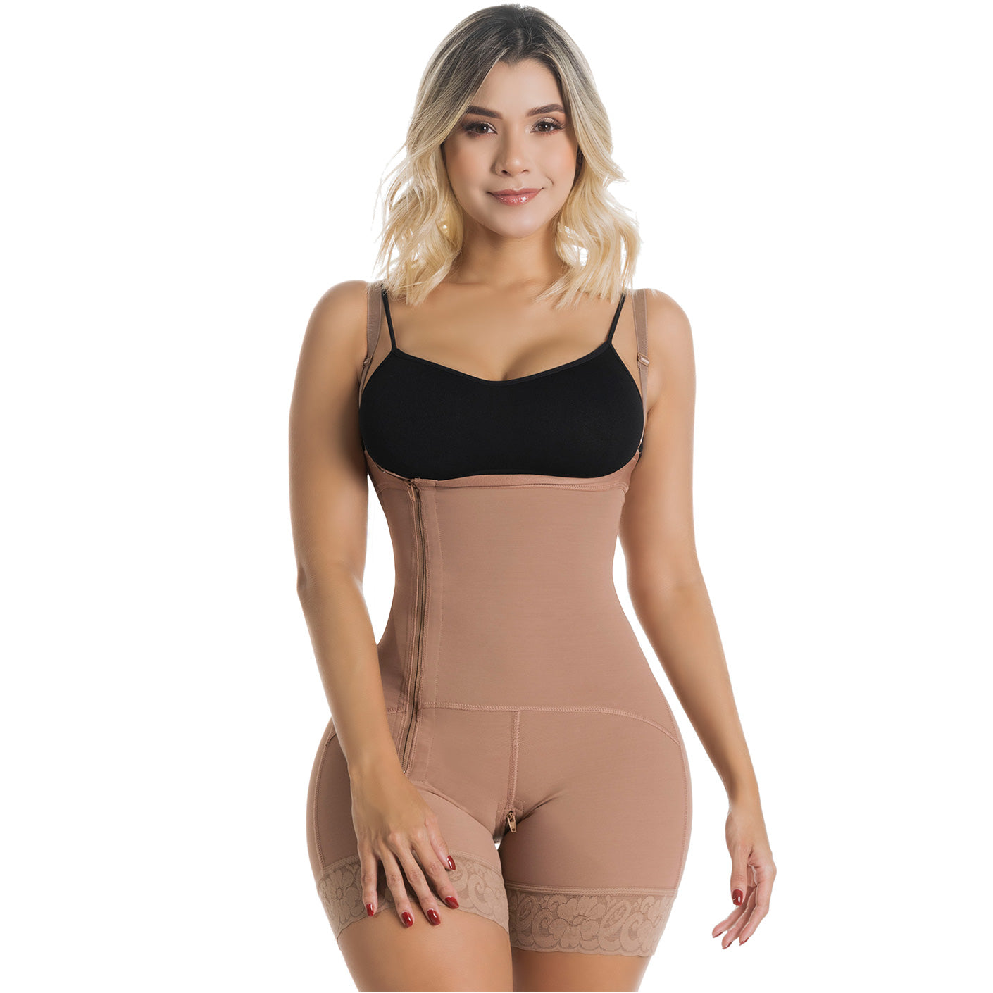 Fajas Colombianas Postpartum Stage 2 Lipo Compression Garment – Open Bust Tummy Tuck Shapewear | Powernet