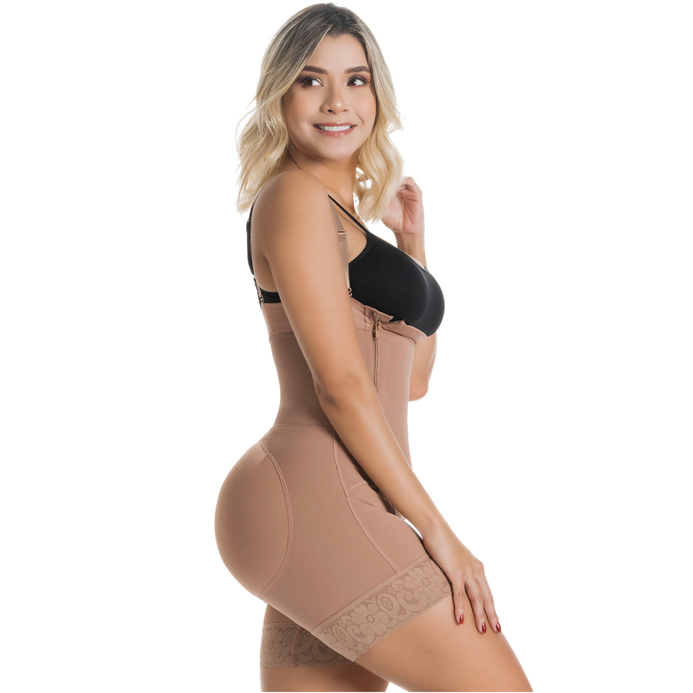Fajas Colombianas Postpartum Stage 2 Lipo Compression Garment – Open Bust Tummy Tuck Shapewear | Powernet