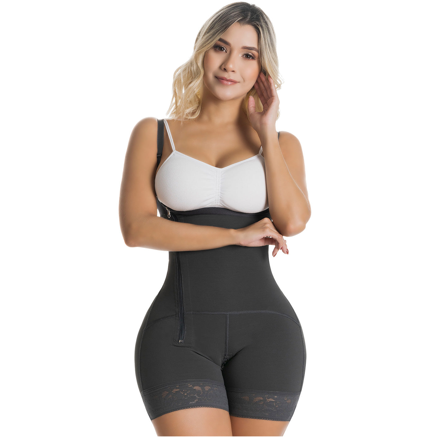 Fajas Colombianas Postpartum Stage 2 Lipo Compression Garment – Open Bust Tummy Tuck Shapewear | Powernet
