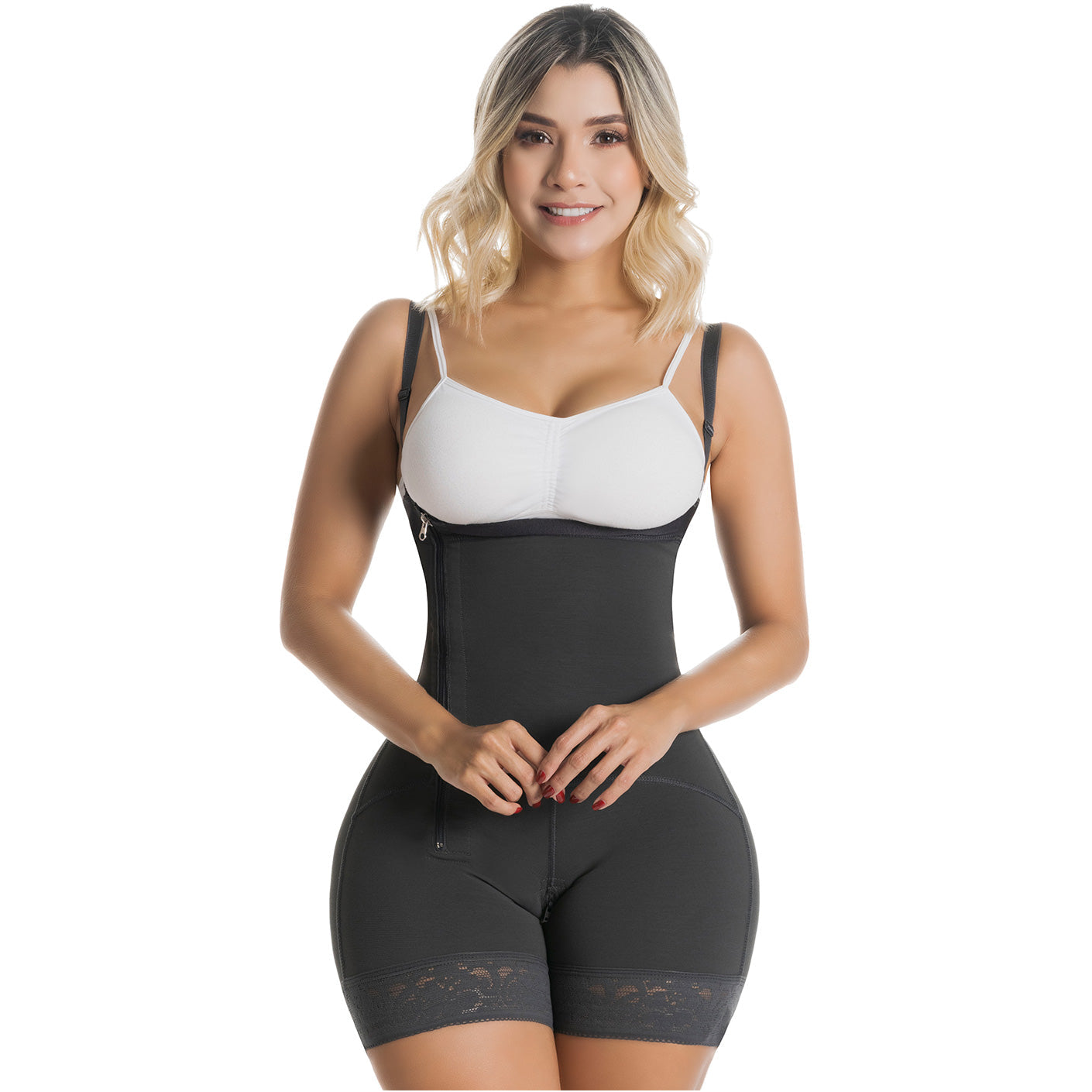 Fajas Colombianas Postpartum Stage 2 Lipo Compression Garment – Open Bust Tummy Tuck Shapewear | Powernet