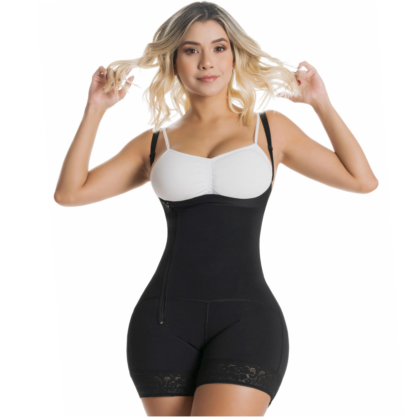 Fajas Colombianas Postpartum Stage 2 Lipo Compression Garment – Open Bust Tummy Tuck Shapewear | Powernet