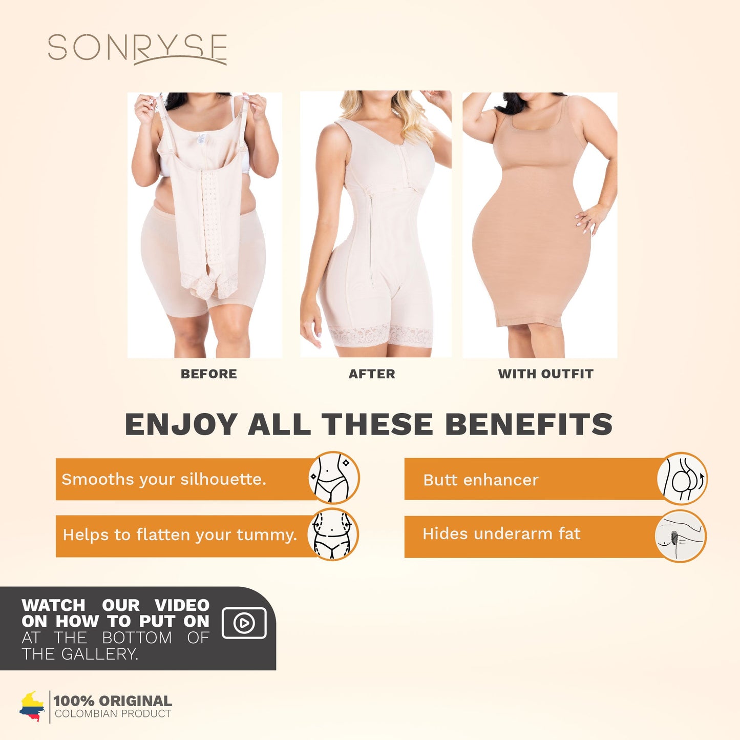 Colombian Shapewear – Postpartum & Post-Surgery Stage 2 Fajas Colombianas