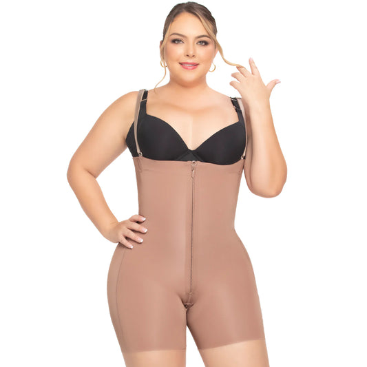 Seamless Open Bust Strapless Shapewear Bodysuit – Stage 1 Faja Shorts