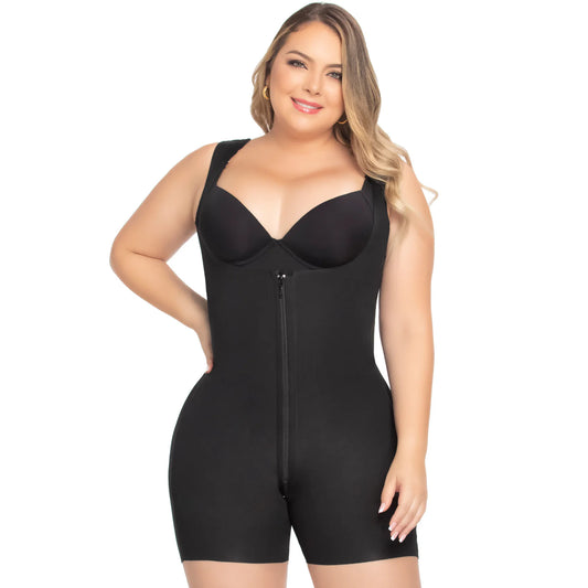 Tummy Control Seamless Shapewear Bodysuit – Short Stage 1 Faja