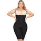 Tummy Control Open Bust Bodysuit – Knee-Length Stage 1 Faja Shapewear for Women