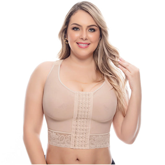 Women's Post-Op High Compression Front Closure Bra