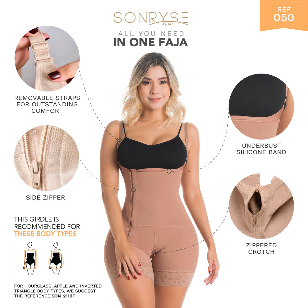 Fajas Colombianas Postpartum Stage 2 Lipo Compression Garment – Open Bust Tummy Tuck Shapewear | Powernet