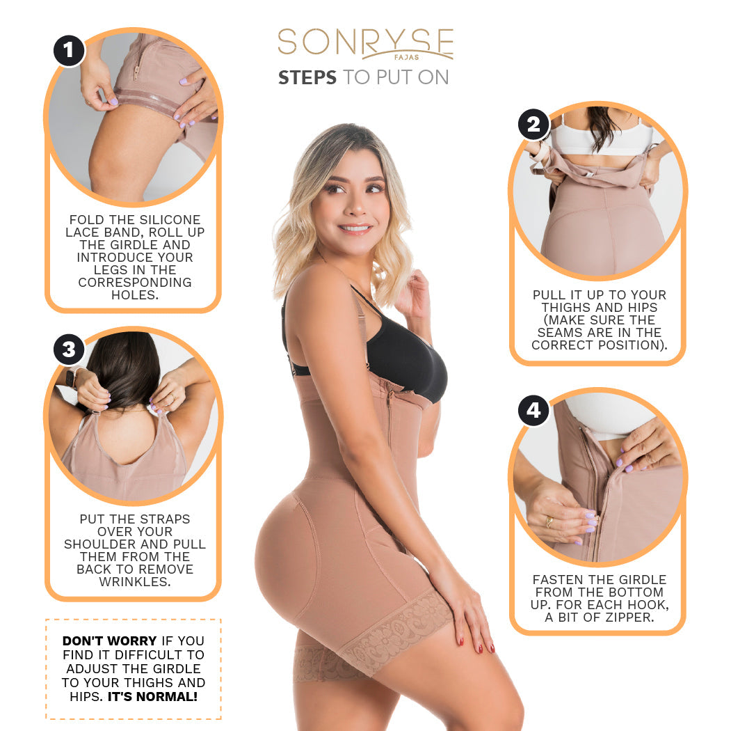 Fajas Colombianas Postpartum Stage 2 Lipo Compression Garment – Open Bust Tummy Tuck Shapewear | Powernet