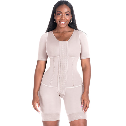 Colombian Post-Surgery Compression Garment - Sleeves & Built-in Bra