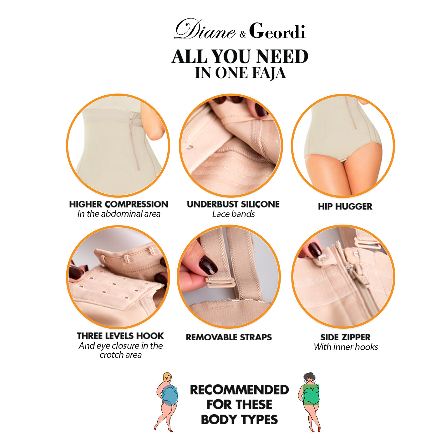 Strapless Butt-Lifting Shapewear Bodysuit – Postpartum Girdle | Powernet Compression
