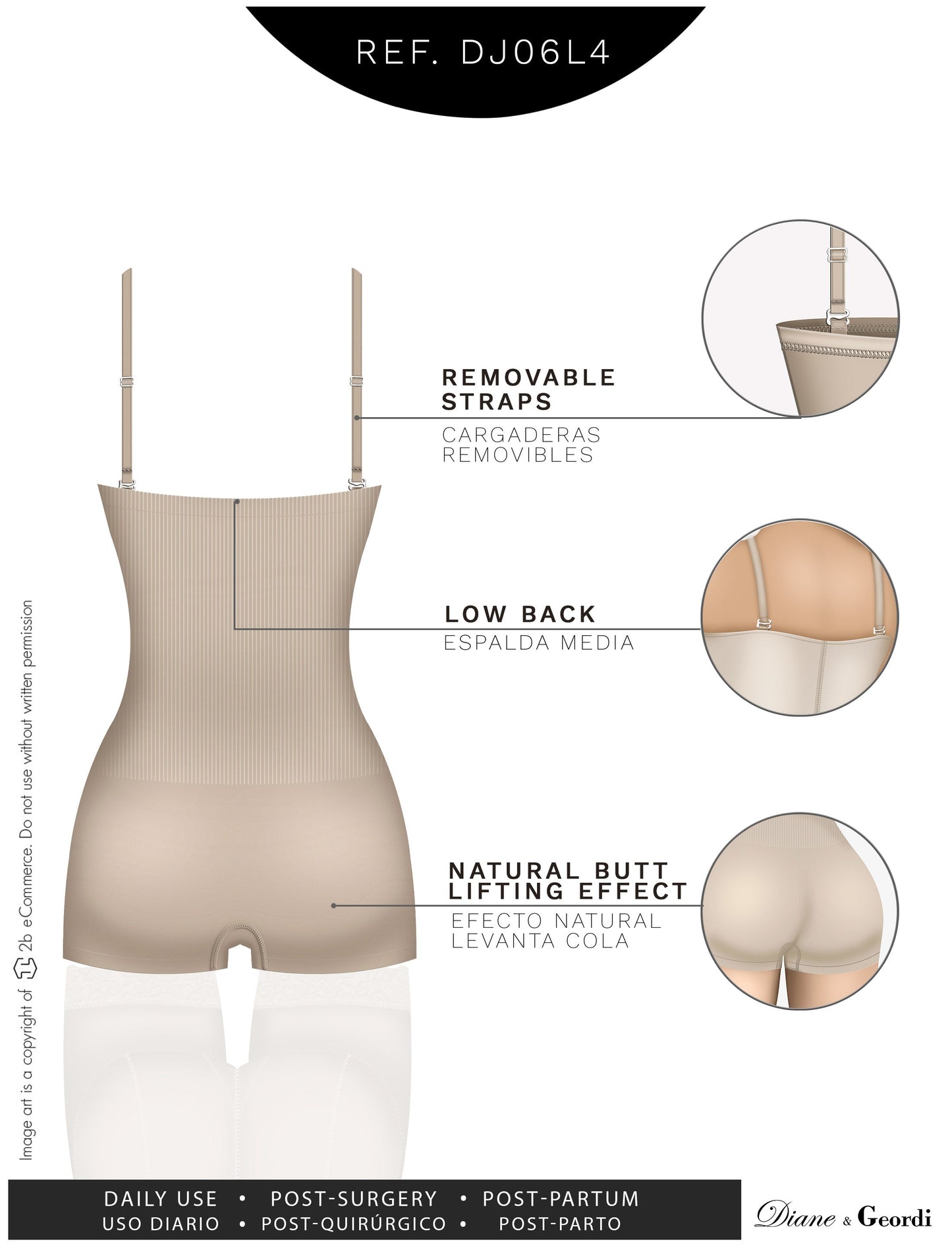 Open Bust Tummy Control Shapewear Bodysuit – Daily Use Compression Shorts for Women