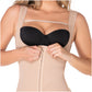 Women's Postpartum Tummy Control Bodysuit – Mid-Thigh Body Shaper | Powernet Compression