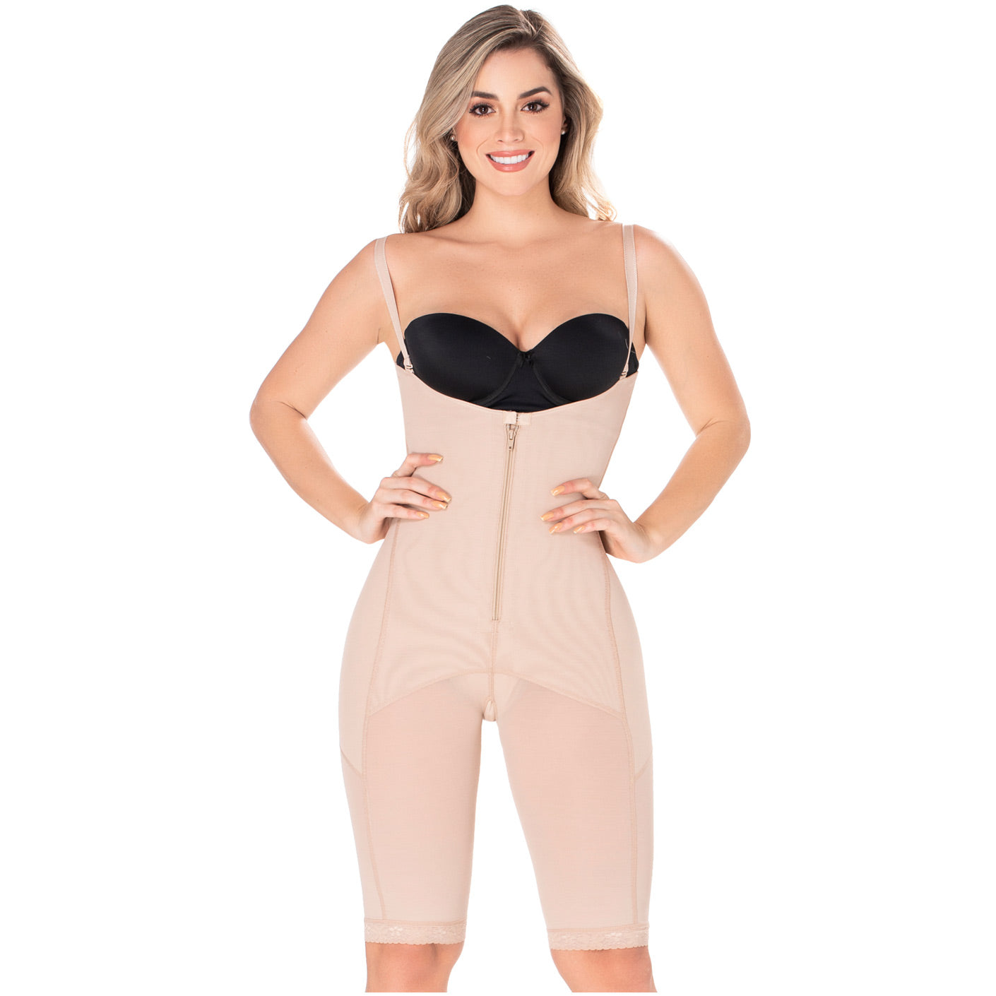 Capri Tummy Control Butt Lifter Shapewear – Colombian Postpartum Girdle | High-Compression Body Shaper