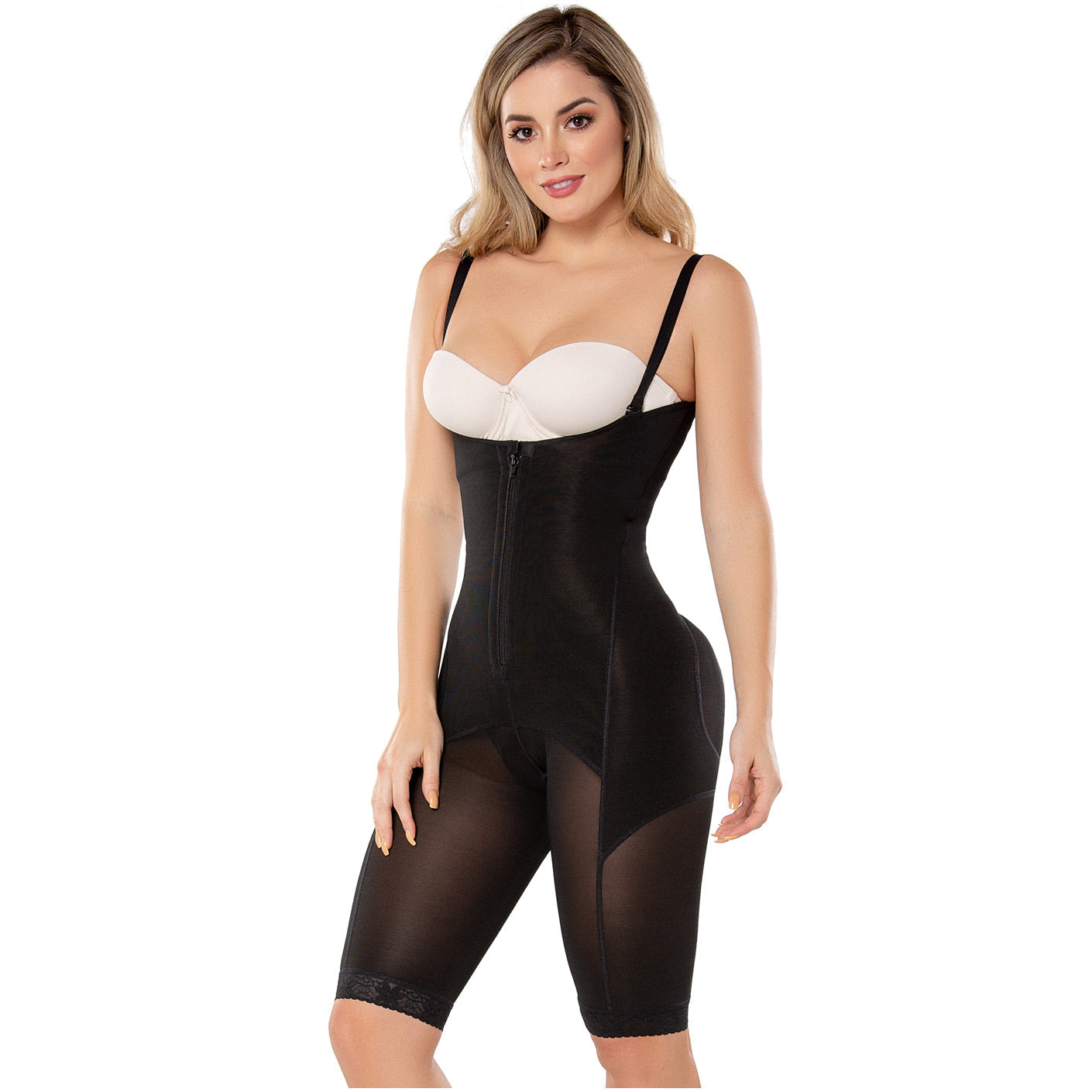 Capri Tummy Control Butt Lifter Shapewear – Colombian Postpartum Girdle | High-Compression Body Shaper