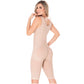 Women's Butt Lifter Tummy Control Bodysuit – Knee-Length Full Body Shaper for a Sculpted Silhouette