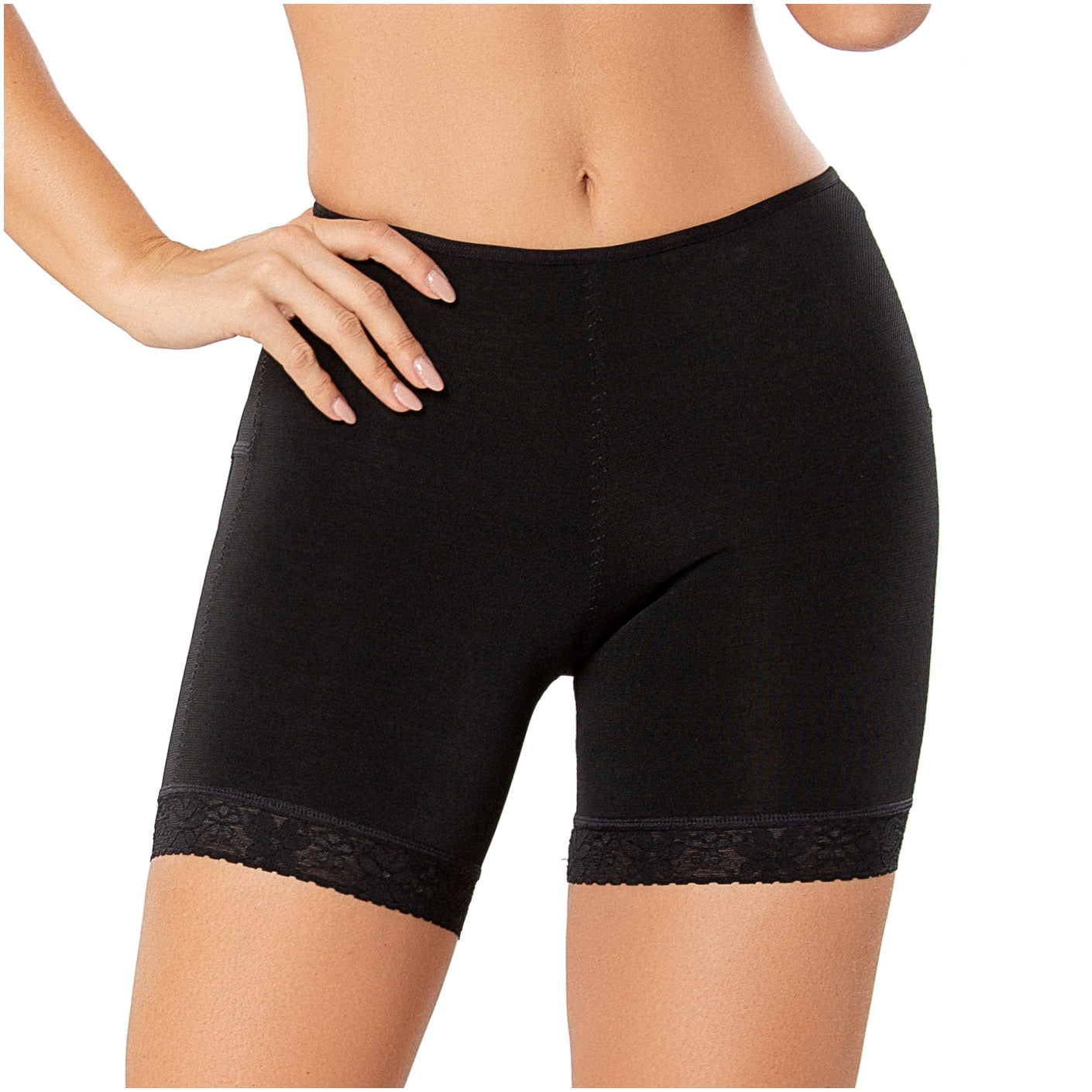 Seamless Butt-Lifting Shaper Shorts – Mid-Thigh Extra Firm Shapewear for Women