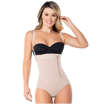 Strapless Butt-Lifting Shapewear Bodysuit – Postpartum Girdle | Powernet Compression