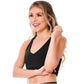 Criss-Cross Black Sports Bra for Women – Supportive, Stylish & Breathable