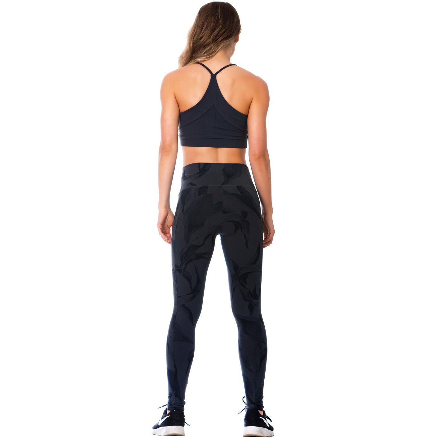 Women's Gray T-Back Gym Bra – Supportive, Breathable & Stylish
