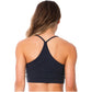 Women's Gray T-Back Gym Bra – Supportive, Breathable & Stylish