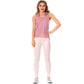 High-Rise Shimmer Pink Sports Leggings for Women – Stretchy, Sculpting & Stylish