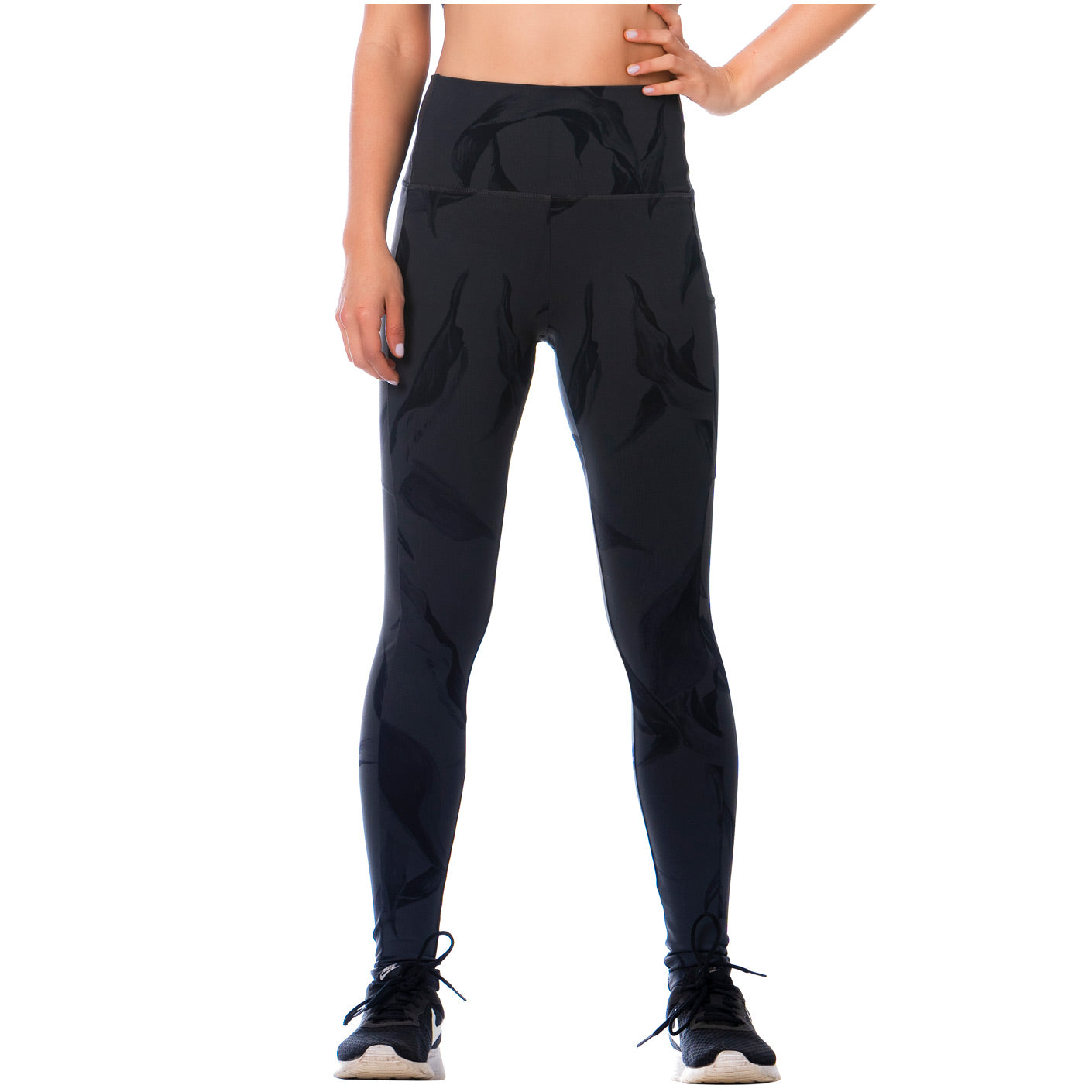 High-Waisted Tummy Control Gray Leggings for Women – Sculpting, Stretchy & Supportive