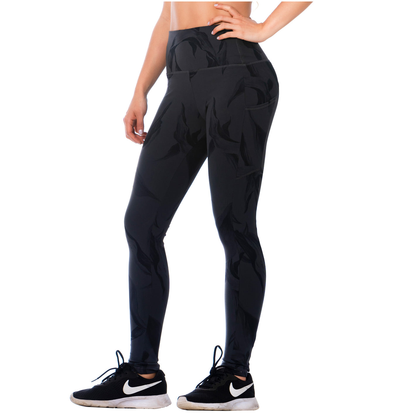 High-Waisted Tummy Control Gray Leggings for Women – Sculpting, Stretchy & Supportive