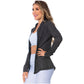 Through Gray Sports Jacket for Women – Lightweight, Breathable & Stylish