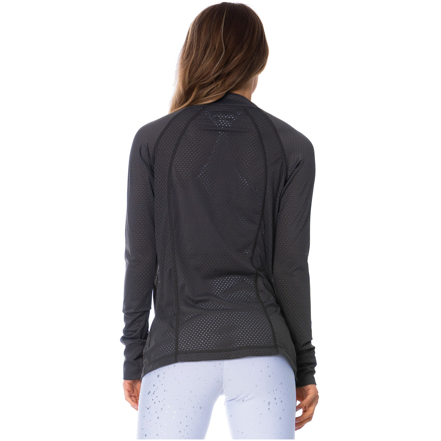 Through Gray Sports Jacket for Women – Lightweight, Breathable & Stylish