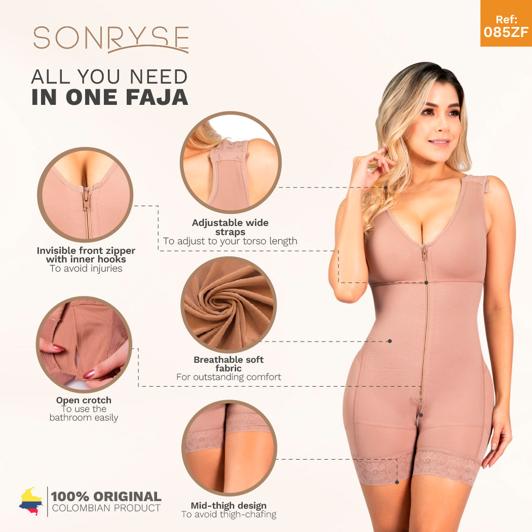 Bodysuit Shapewear with Built-in Bra - Postpartum & Post-Surgery