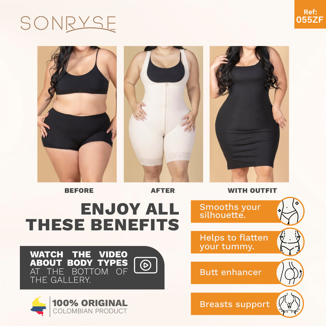 Panty Bodysuit Shapewear - Built-in Bra, Postpartum & Daily Support