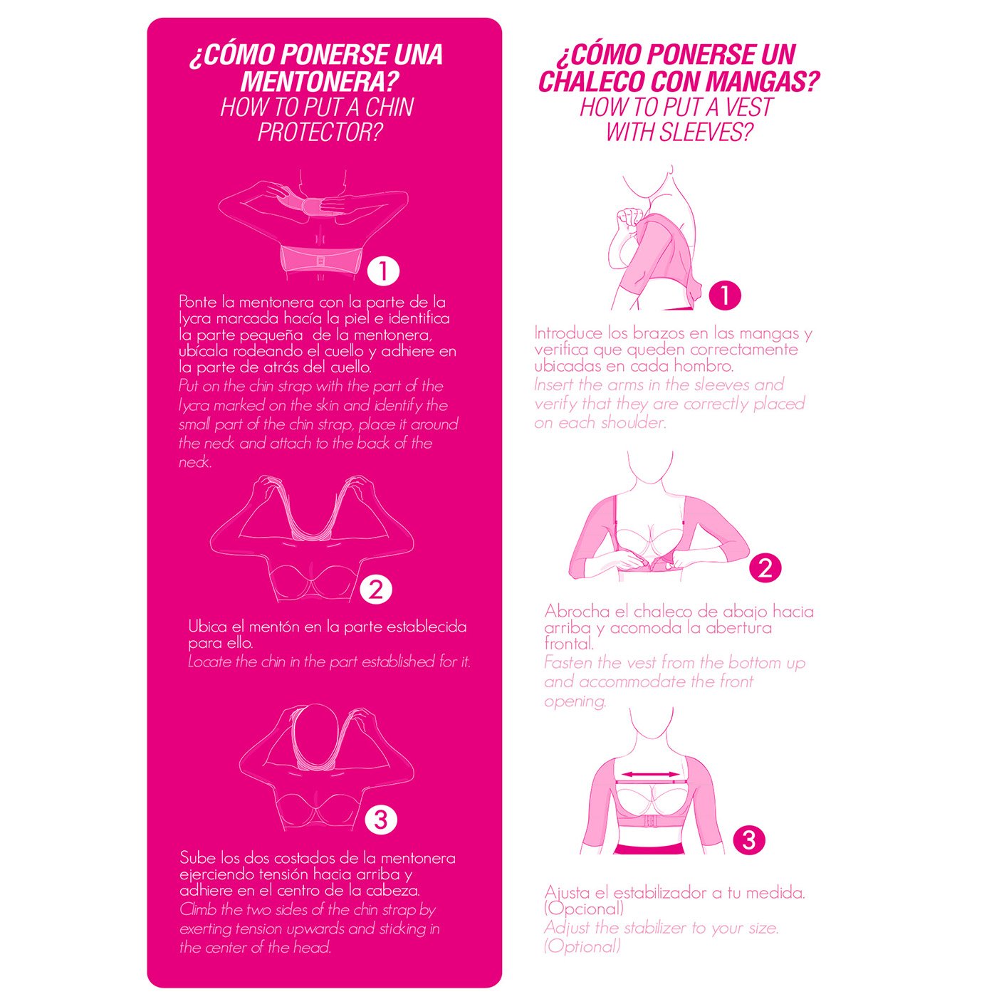 Compression Vest Surgical Bra with Sleeves & Implant Stabilizer