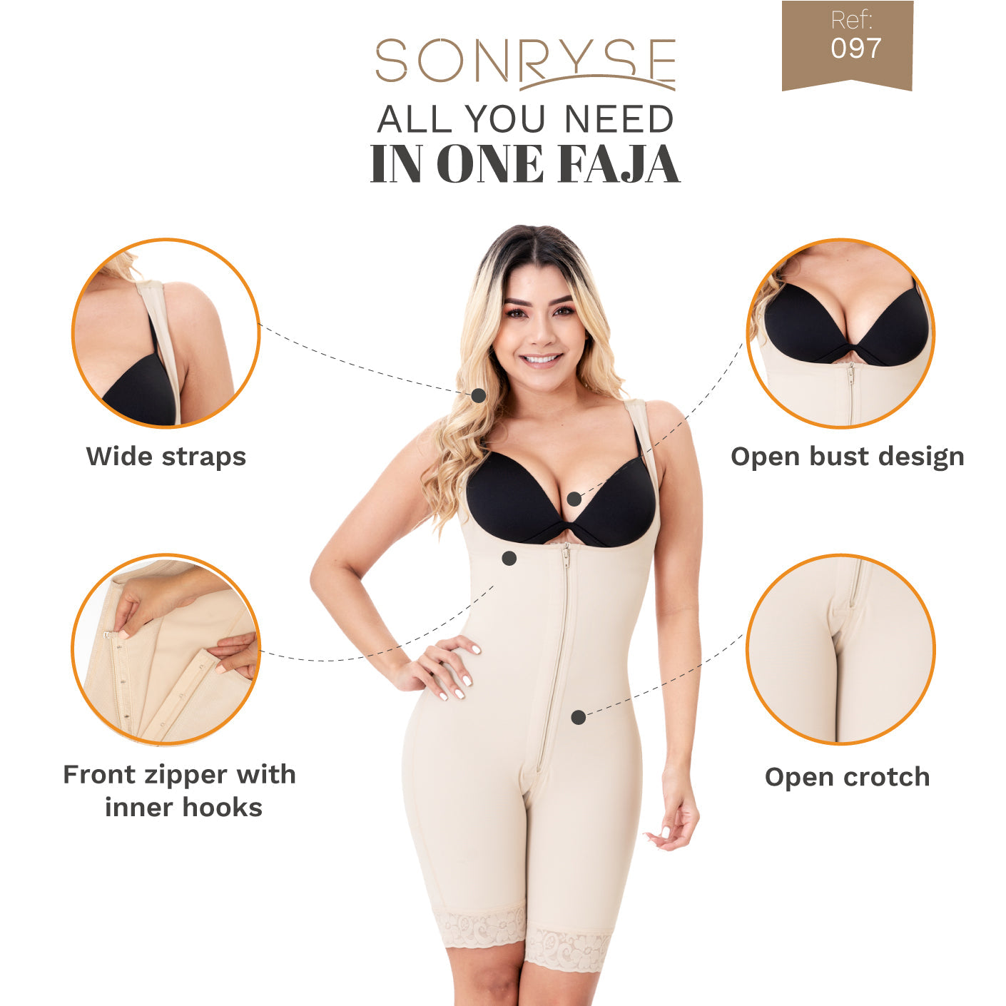 Postpartum & Post-Surgery Tummy Control Shapewear – High Compression | Powernet