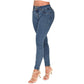 Skinny Colombian Butt Lifter Jeans | Removable Padded Push-Up Denim