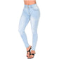 Skinny Colombian Butt Lifter Jeans | Removable Padded Push-Up Denim