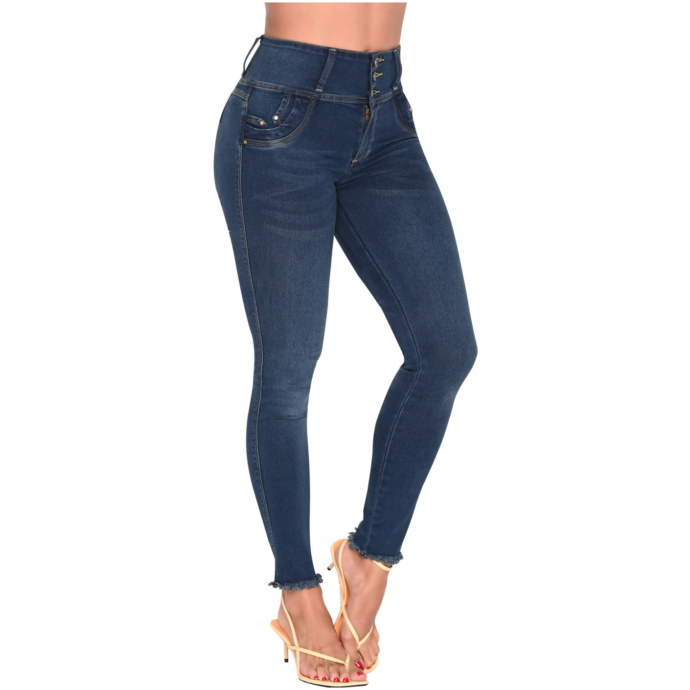 Colombian Butt Lifter Skinny Jeans - High-Waisted Sculpting Fit
