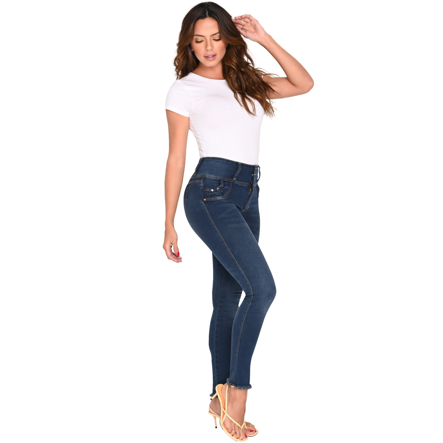 Colombian Butt Lifter Skinny Jeans - High-Waisted Sculpting Fit