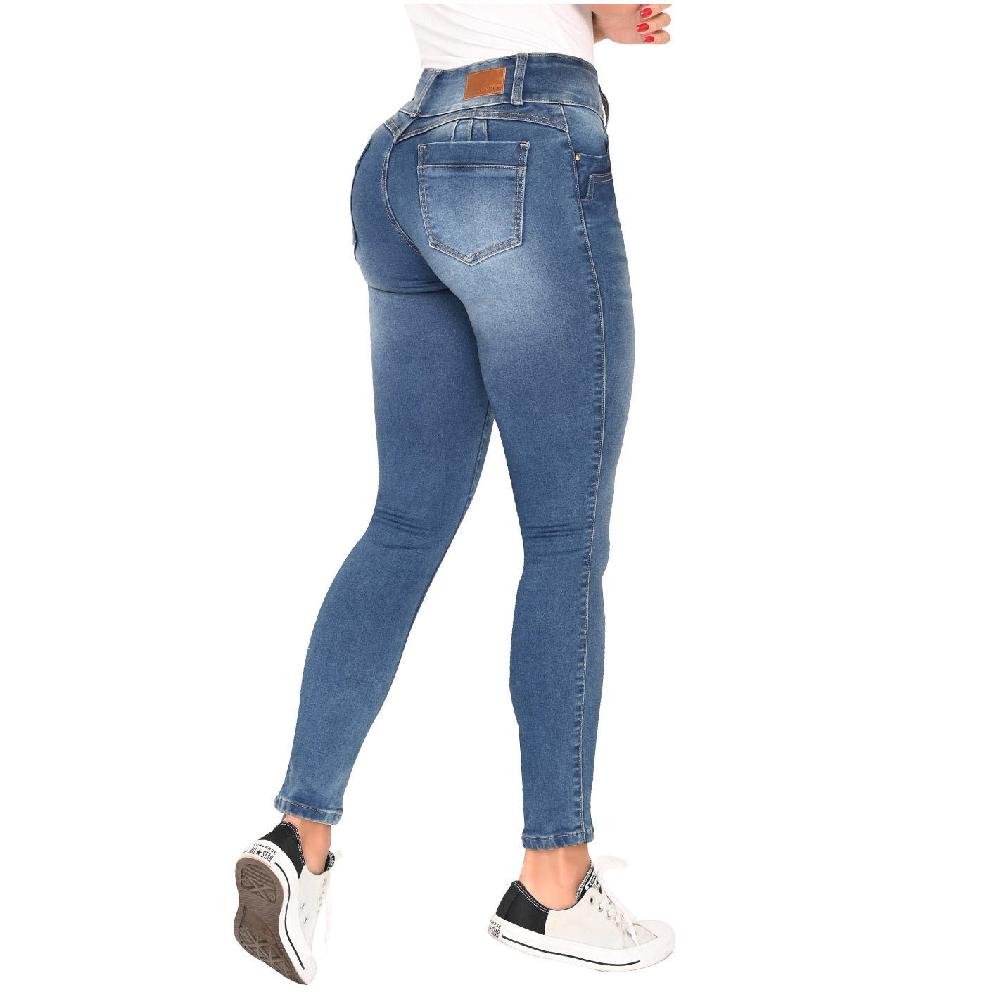Butt Lifter Skinny Colombian Jeans - Sculpting Denim for Women