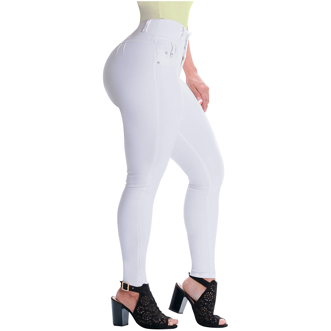 High-Rise Colombian Butt Lifter Skinny Jeans – Sculpting & Stylish