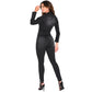 Women's Long Sleeve Colombian Denim Jumpsuit – Slim Fit & Stylish