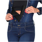Colombian Denim Jumpsuit for Women – Inner Girdle for Shaping