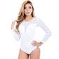 Long-Sleeve Round Neck Shaping Bodysuit for Women | Everyday Sculpting Wear
